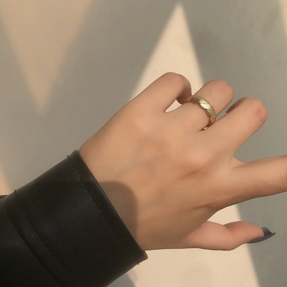 Myth X Dream Jewelry - 💕Last One Elegant Braid Twisted Golden Rings